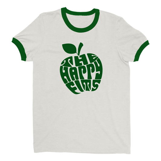 The Happy Fits (Apple Tee Green) Ringer T-Shirt